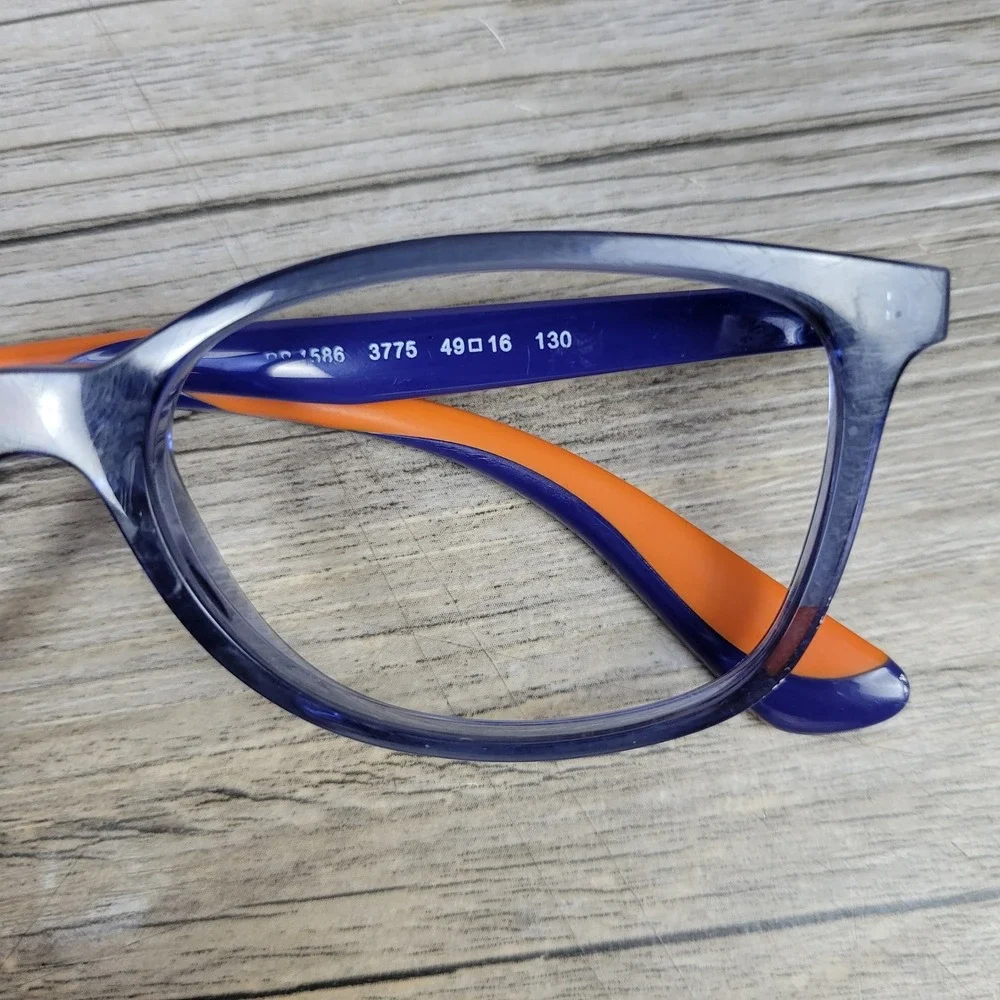 Ray-Ban Eyeglasses RB1586 3775 Blue Orange Kids 49-16-130